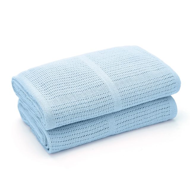 Blue Cellular Blanket